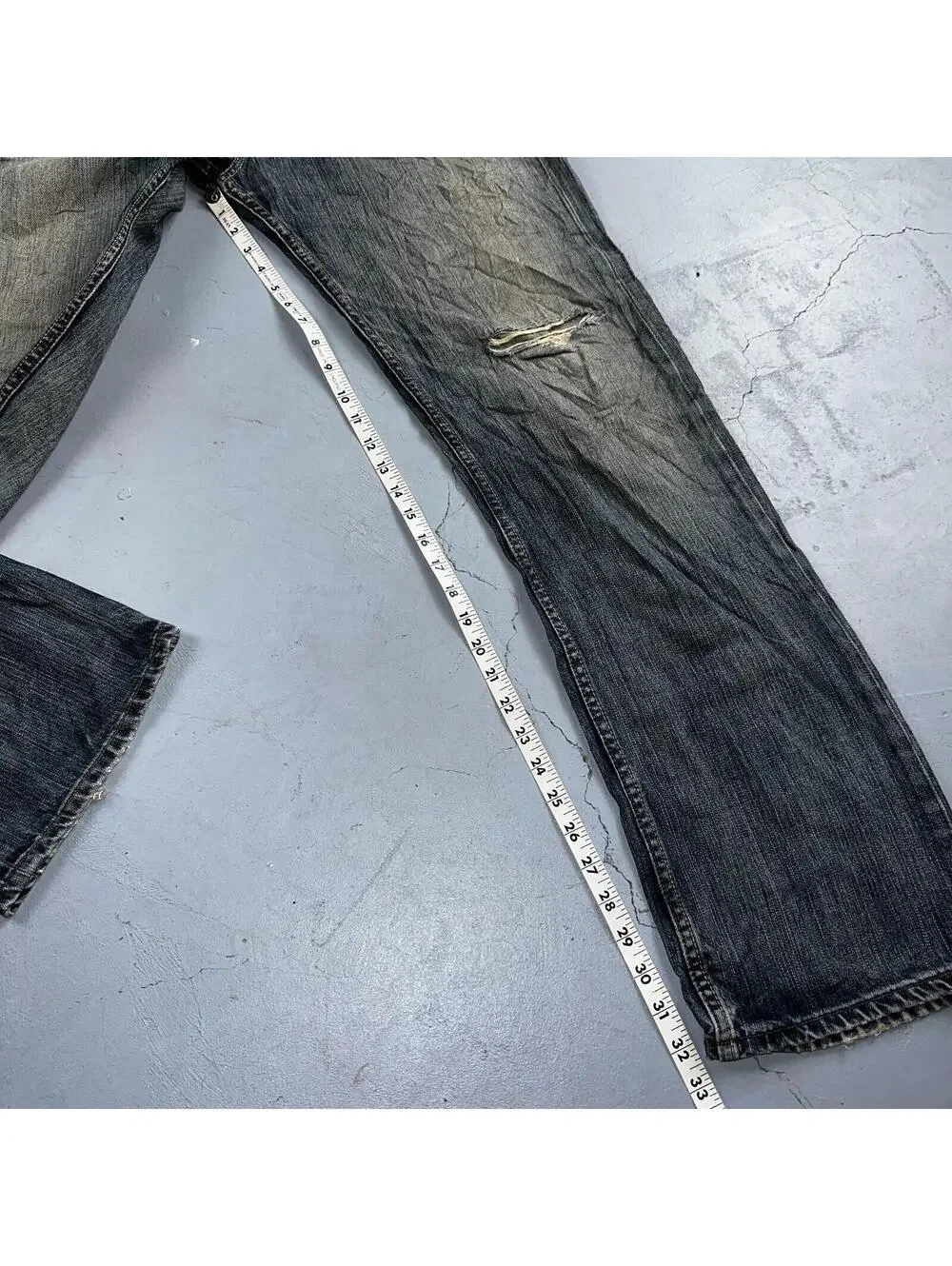 Levis 501 Vintage Y2K XX Straight Leg Jeans Blue Med Wash 34x34 Act 34x32
